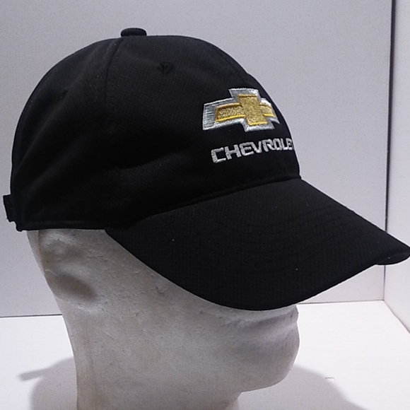 Black Chevrolet Moisture Wicking Hat Cap - Picture 4 of 8
